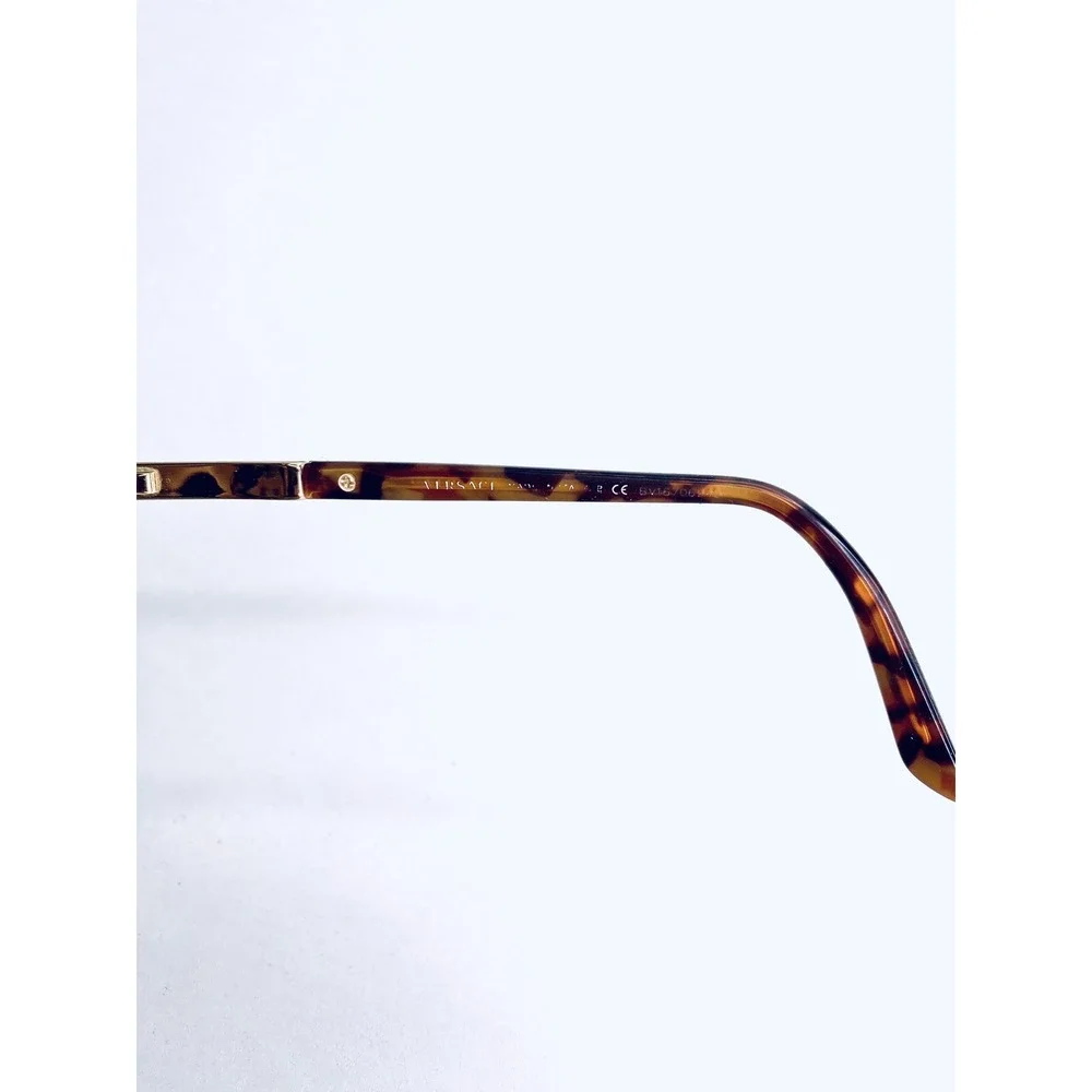 Versace Brown Amber Tortoise Gold Wayfarer Eyeglasses MOD 3186 5077 54 16 140